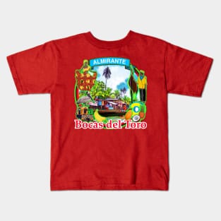 almirante  bocas del toro panama Kids T-Shirt